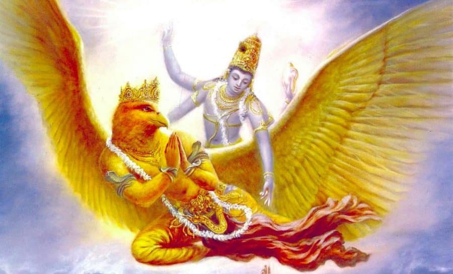 vishnu and garuda